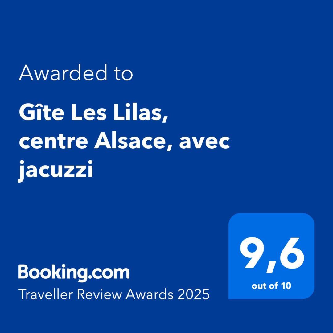 Mackenheim Gite Les Lilas, Centre Alsace, Avec Jacuzzi מראה חיצוני תמונה